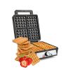 Non-Stick Plate Cool Touch Handle Waffle Maker for Home Kitchen Breakfast
