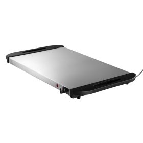 Electric Warming Tray, Food Warming Trays for Buffet, Warming Trays with Adjustable Temperature Control, Portable Stainless Steel Food Warmer