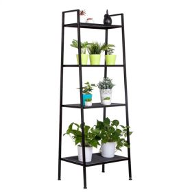 Widen 4 Tiers Bookshelf Black (Option: Black)